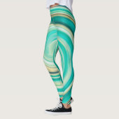 Abstract Kleurrijk Fractal Pattern #5 Leggings (Links)