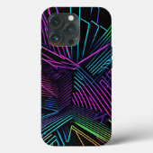 Abstract kleurrijk geometrisch Case-Mate iPhone case (Achterkant)