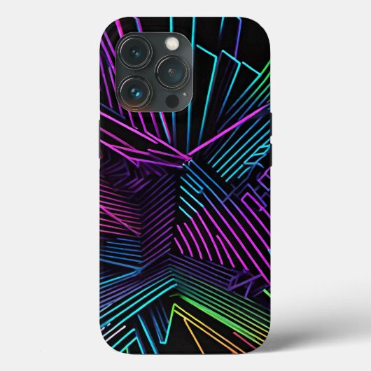 Abstract kleurrijk geometrisch Case-Mate iPhone case (Achterkant)