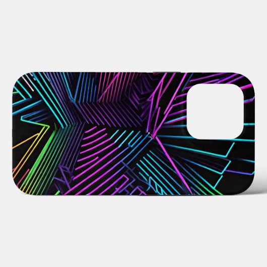 Abstract kleurrijk geometrisch Case-Mate iPhone case (Achterkant (horizontaal))