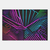 Abstract kleurrijk geometrisch inpakpapier vel (Voorkant 3)