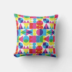 Abstract kleurrijk geometrisch patroonontwerp. kussen