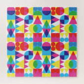 Abstract kleurrijk geometrisch patroonontwerp. legpuzzel (Horizontaal)
