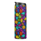 Abstract kleurrijk gesteente thermosbeker (Geroteerd rechts)