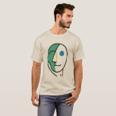 Abstract kleurrijk gezicht Modern Art Portrait T-shirt (Voorkant volledig)