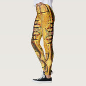 Abstract Kleurrijk Gezichtskunst Leggings (Links)