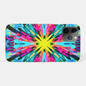 Abstract kleurrijk gloedpatroon Case-Mate iPhone case (Achterkant (horizontaal))
