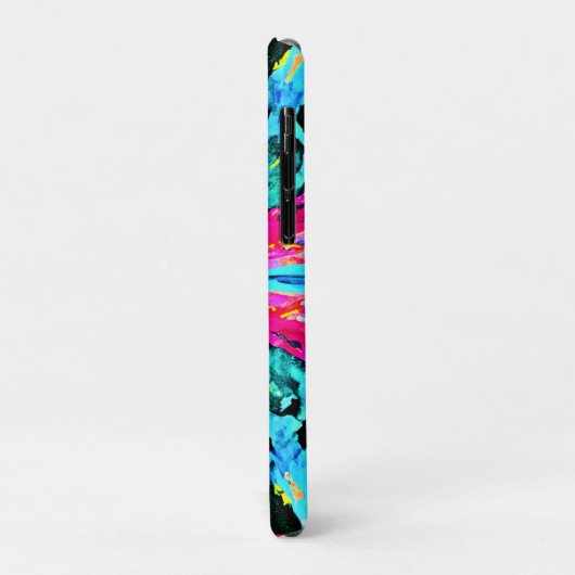 Abstract kleurrijk gloedpatroon Case-Mate iPhone case (Achterkant/links)