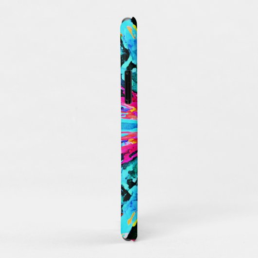 Abstract kleurrijk gloedpatroon Case-Mate iPhone case (Achterkant/rechts)