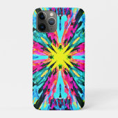 Abstract kleurrijk gloedpatroon Case-Mate iPhone case (Achterkant)