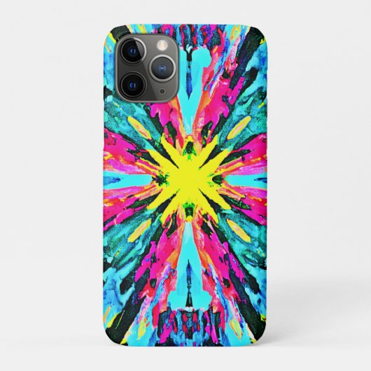 Abstract kleurrijk gloedpatroon Case-Mate iPhone case (Achterkant)