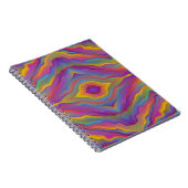 ABSTRACT KLEURRIJK GOLVEND NOTITIEBOEK (Rechterzijde)