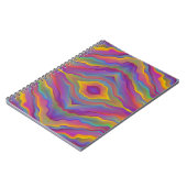 ABSTRACT KLEURRIJK GOLVEND NOTITIEBOEK (Linkerzijde)