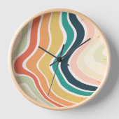 Abstract kleurrijk golvend patroon (Voorkant)