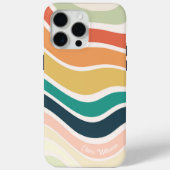 Abstract kleurrijk golvend patroon Case-Mate iPhone case (Achterkant)