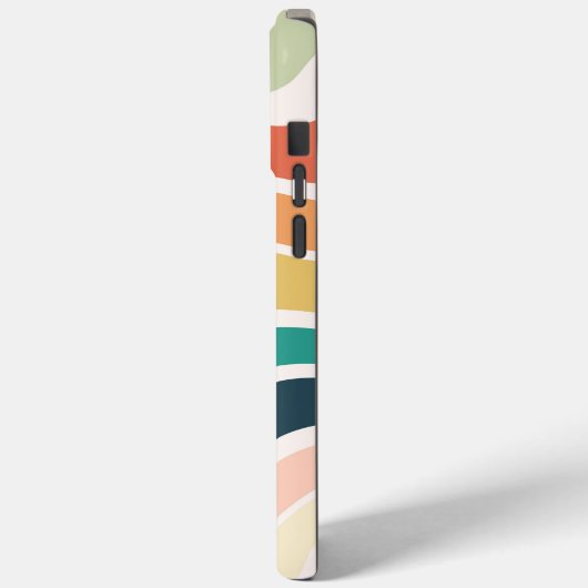 Abstract kleurrijk golvend patroon Case-Mate iPhone case (Achterkant / Links)