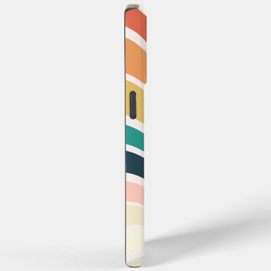 Abstract kleurrijk golvend patroon Case-Mate iPhone case (Achterkant / Rechts)