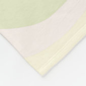 Abstract kleurrijk golvend patroon fleece deken (Hoek)