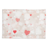 Abstract Kleurrijk Harten Pattern Kussen Hoesje Kussensloop (Achterkant)