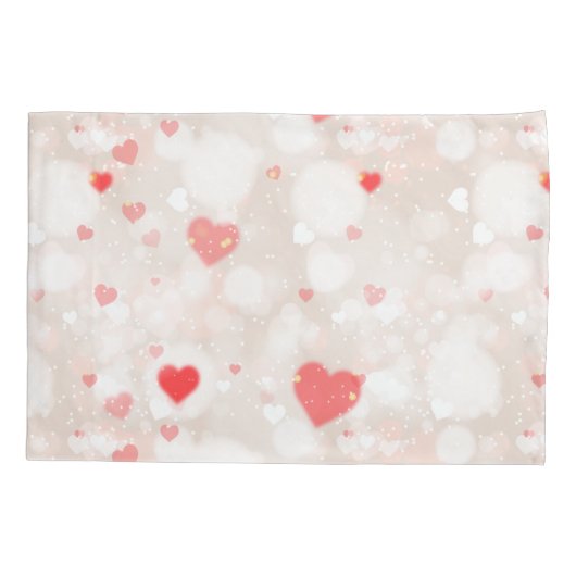 Abstract Kleurrijk Harten Pattern Kussen Hoesje Kussensloop (Achterkant)