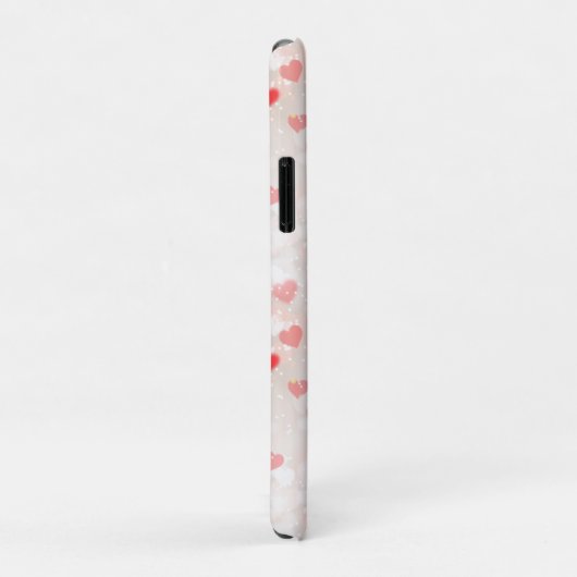 Abstract kleurrijk hartenpatroon Case-Mate iPhone case (Achterkant/rechts)