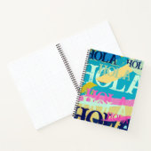 Abstract Kleurrijk Hola Notitieboek (Binnen)