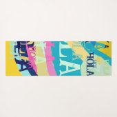 Abstract Kleurrijk Hola Yogamat (Achterkant (horizontaal))