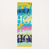 Abstract Kleurrijk Hola Yogamat (Voorkant)