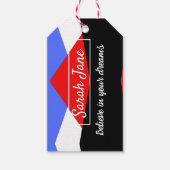 Abstract kleurrijk | inspirerend prijsopgave Pl Cadeaulabel (Voorkant)