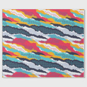 Abstract kleurrijk kamouflage behangselpapier met  cadeaupapier (Vlak)