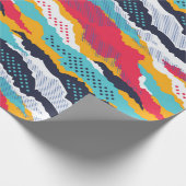 Abstract kleurrijk kamouflage behangselpapier met  cadeaupapier (Hoek)