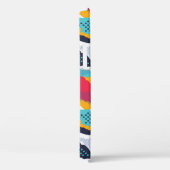 Abstract kleurrijk kamouflage behangselpapier met Case-Mate iPhone case (Achterkant / Rechts)