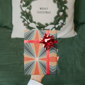 Abstract kleurrijk kerstpatroon Cadeaupapier