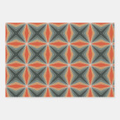  Abstract kleurrijk kerstpatroon Inpakpapier Vel (Voorkant)