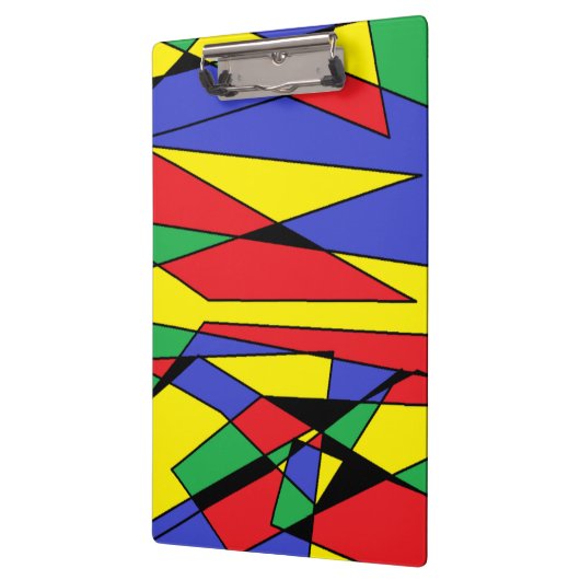 Abstract Kleurrijk Klembord (Links)