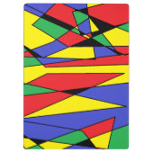 Abstract Kleurrijk Klembord (Achterkant)