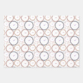 Abstract kleurrijk klokvormpatroon inpakpapier vel (Voorkant 3)