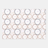 Abstract kleurrijk klokvormpatroon inpakpapier vel (Voorkant 2)