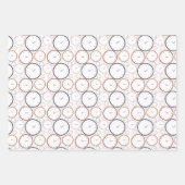 Abstract kleurrijk klokvormpatroon inpakpapier vel (Voorkant)