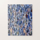 Abstract kleurrijk kunstvlies creatief patroon legpuzzel (Verticaal)