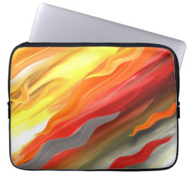 Abstract kleurrijk laptop sleeve