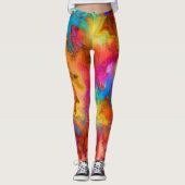 abstract kleurrijk leggings (Voorkant)