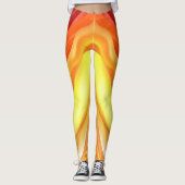 Abstract kleurrijk leggings (Voorkant)