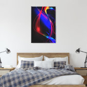 Abstract Kleurrijk Licht Canvasprint Canvas Afdruk (Insitu (Slaapkamer))