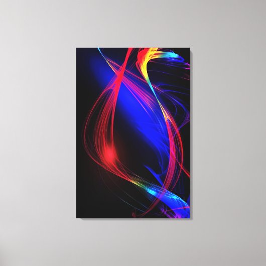 Abstract Kleurrijk Licht Canvasprint Canvas Afdruk (Voorkant)
