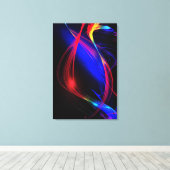 Abstract Kleurrijk Licht Canvasprint Canvas Afdruk (Insitu (Houten vloer))