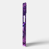 Abstract kleurrijk Lila en Violet Spiral Patroon Case-Mate iPhone Case (Achterkant / Rechts)