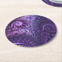 Abstract kleurrijk Lila en Violet Spiral Patroon