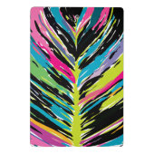 Abstract Kleurrijk Meerkleurig Tropisch Blad Mini Klembord (Achterkant)