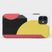 Abstract, kleurrijk, modern, eenvoudig, levendig d Case-Mate iPhone case (Achterkant (horizontaal))